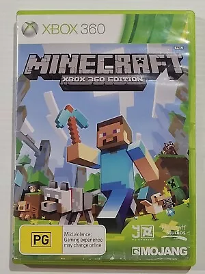 Minecraft Xbox 360 Video Game PAL AUS Microsoft XBOX 360 • $19.95