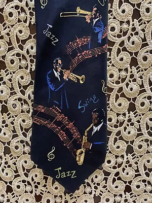 Music Jazz / Blues Silk Classic Men's Neck Tie By Utopia • $8