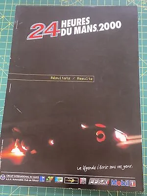 Full Hour By Hour Results Le Mans 24  Hrs 2000 • £5