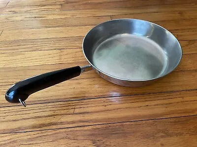 Vintage Revere Ware 1801 Copper Bottom 9 Inch Skillet No Lid Clinton ILL. USA • $11.01