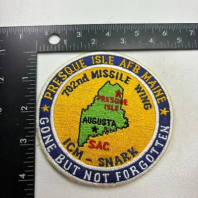 702ND MISSILE WING PRESQUE ISLE AIR FORCE BASE MAINE USAF Air Force Patch 421F • $13.56