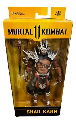 NIB McFarlane Toys MK Mortal Kombat 11 Series 7 SHAO KHAN (Platinum Kahn) Figure • $24.99