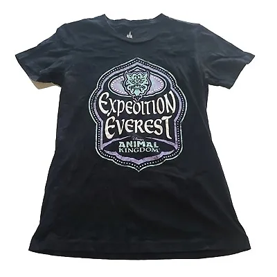 Disney Parks Expedition Everest Animal Kingdom Black Women's Shirt Size M • $15.19