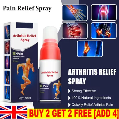 Pain Relief Spray Rheumatism Arthritis Muscle Sprain Pain Waist  Knee-||| • £5.12