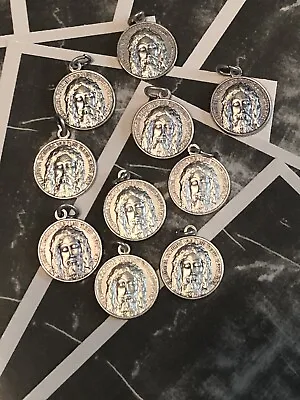 Holy Face Of Jesus Medals And Prayer Leaflet (Lot Of 10) - Veronica's Veil • $8