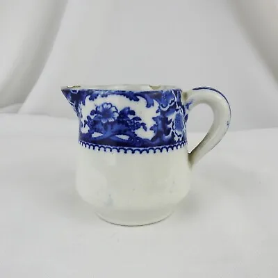 Swinnertons Olde Alton Ware Cream Milk Jug Blue & White Floral Antique 1920's • £4.99