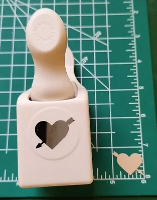 Martha Stewart Paper Punch HEART With ARROW- Easy Punch -Valentines • $22.99