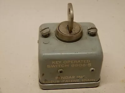 Pendar 8906-5 Key Operated Switch 3PDT Momentary • $20