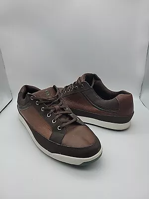 FootJoy Contour Men's Spikeless Casual Golf Shoes Size 13 Leather Brown 54275 • $29.99