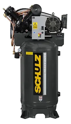Schulz Air Compressor 7.5hp Three Phase 230v 80 Gallon Tank 30cfm 175 Psi • $3180
