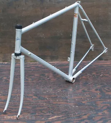 Vintage 57cm De Rosa Road Bike FRAME FORK Columbus SLX Steel Bicycle Campagnolo • $1298