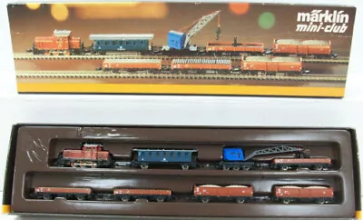 Marklin 8103 Mini-Club Z Gauge Diesel Freight Train Set LN/Box • $228.25