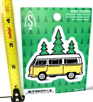 Vw Volkswagen Van Camper Bus Vinyl Decal Sticker Camper Van • $3