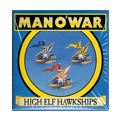 Games Workshop Man O' War High Elf Hawkships VG • $60