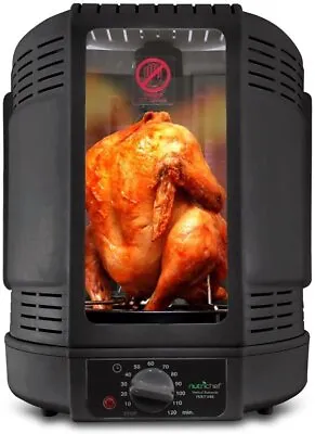 NutriChef Vertical Rotisserie Oven Roaster-Countertop 700W Electric 8.7lbs • $116.99