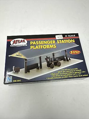 Atlas N Scale ~ New 2024 ~ Passenger Station Platforms Kit ~ 2 Pieces ~ 2842 • $19