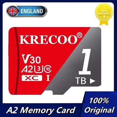 Ultra Micro SD Memory Card 4K Class 10 U3 A2 64GB 128GB 256GB 1TB + Free Adapter • £9.49