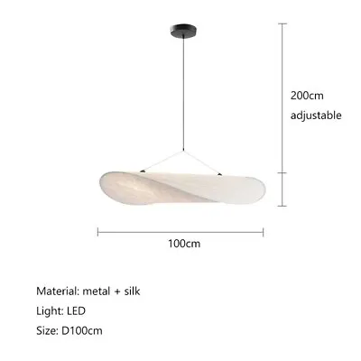 Nordic Wabi Sabi-Silk Chandelier Home Decor Pendant Lights For Living & Dining. • $286.95