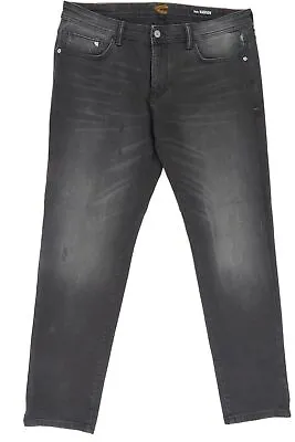 Camel Active Madison Men's Jeans Pants W38 L32 38/32 Black Gray Stone Stretch • £30.33