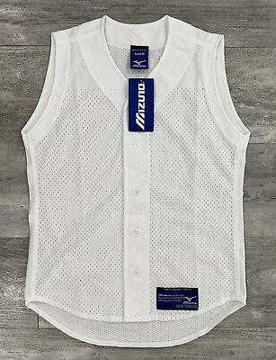 Mizuno Youth Baseball Sleeveless Mesh Baseball Jersey Size Medium Brand NEW • $17.49