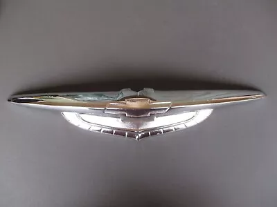 Vtg 40s 50s Chrome GMC4 Bowtie Chevy Car Truck Hood Ornament Emblem • $55