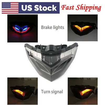 LED Brake Tail Light Rear Turn Signal Lamp For Kawasaki Ninja 250R 300 2013-17 • $29.21