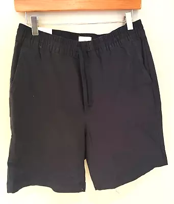 NEW WITH TAGS - H&M NAVY BLUE ' RELAXED FIT ' SHORTS - Size Small • $5.04