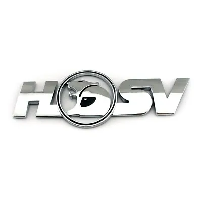 Chrome HSV Badge Metal Emblem Sticker Commodore GTS R8 VE VF Clubsport Senator • $14.95