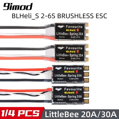 20A 30A Brushless ESC LittleBee BLHeli_S 2-6S For RC FPV Drone Mulitshot DSHOT • $10.10