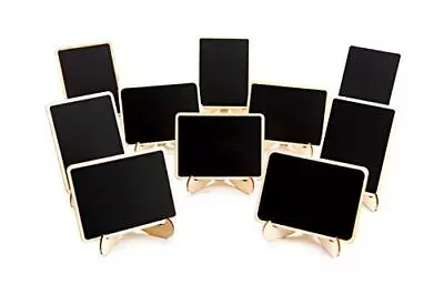 10 Pack Mini Chalboards Signs With Easel Stand For Weddings Birthday Decor • $9.42