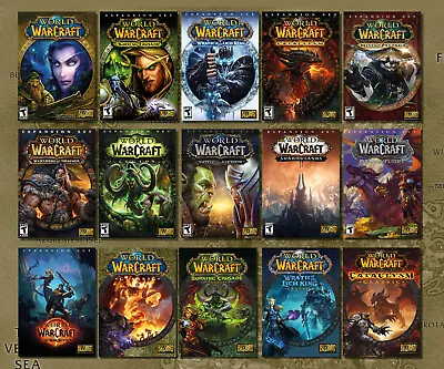 World Of Warcraft Box Art Posters A4 (297x210mm)- Blizzard WOW • £3.99