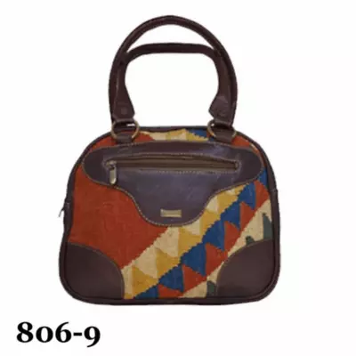 Handmade Leather And Kilim Women's Handle Bags Unique Design 806-9 • $99