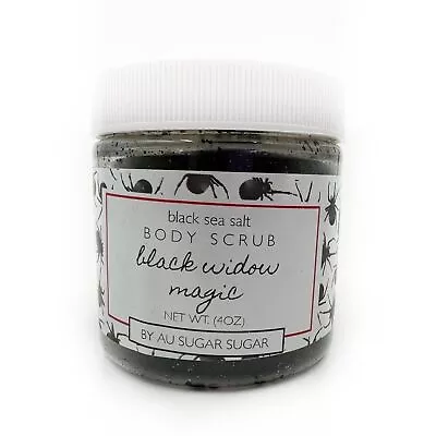 Au Sugar Sugar Black Widow Magic Black Sea Salt Body Scrub • $7.19