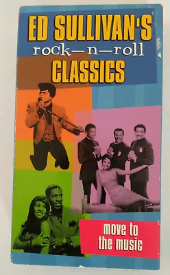 ED SULLIVAN'S ROCK-N-ROLL CLASSICS (VHS) (2000). 50 Mins. Color/B&W. Cond: VG • $5
