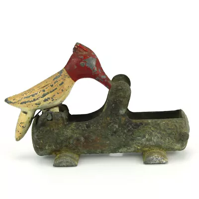 Vintage Cast Iron Woodpecker Toothpick Holder • $16.50