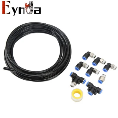 $16.99 • Buy Push Lock Vacuum Fitting Kit Turbo Wastegate & Solenoid For Turbo Vehicles Black