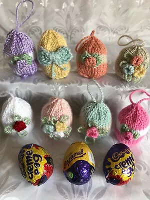 Dk Knitting Pattern Easter Tree Eggs Vintage Hanging Decoration Creme Egg Cover  • £1.99