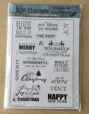 £4 • Buy Debbi Moore Stamps - Christmas Theme - Set 8