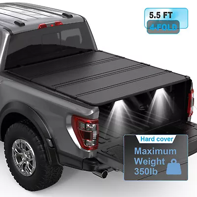 5.5FT Hard Tonneau Cover 4-Fold For 2015-2024 Ford F150 F-150 Truck Bed Cover • $369.79