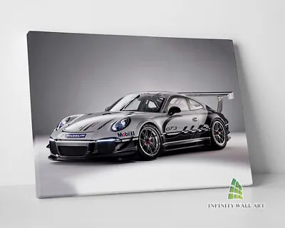 Porsche 911 GT3 Canvas Art Wall Art Print Picture Racing Sports Car Decor -E332 • £10.18