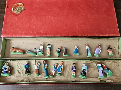 Set Of 20 Antique Le Santon Mini Figurines Made In Se France • $155