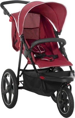 £145.59 • Buy HOMCOM 3 Wheeler Pushchair: Lightweight, Foldable, 15kg Max Load, Suitable 0-36 
