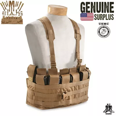 NEW USMC Chest Rig W/ Repair Kit TAP VEST Tactical Assault Panel Coyote Ibiley • $46.50