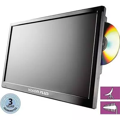 Vision Plus 18.5  Led Caravan Motorhome Truck Hd Tv Dvd Satellite Freeview Usb • £295