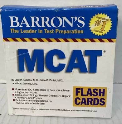 Barron's Test Prep Ser.: MCAT Flash Cards 2010 • $9.97