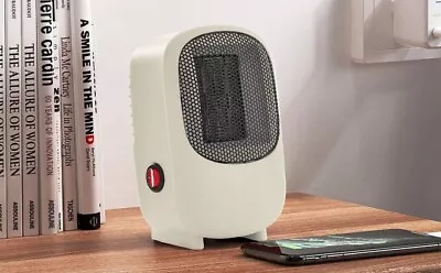 MAINSTAYS Personal Mini Electric Ceramic Heater 400W Indoor Compact 120V (TAN) • $15