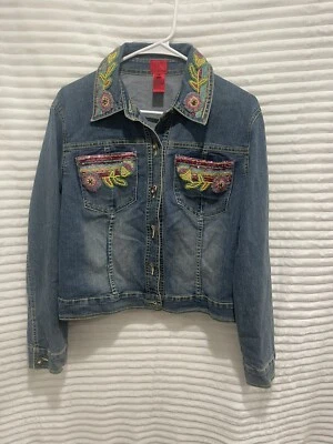 $15 • Buy Beautiful V Cristina Jean Jacket Size Medium