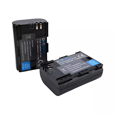 2 X Battery For Canon LP-E6 | EOS 5D Mk II/III 5DS R 6D 7D/7D Mk II 60D 60Da 70D • £24.35