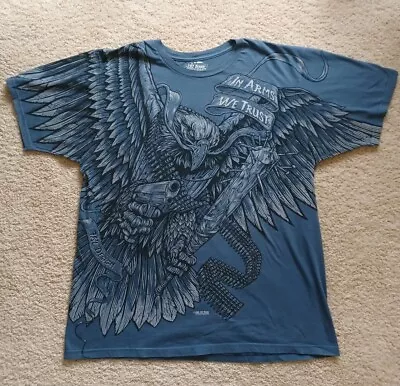 7.62 Design In Arms We Trust Graphic T-Shirt Size XL Patriots Men Of Arms Eagle • $15