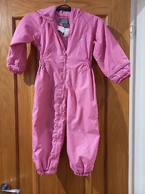 Regatta Girls Waterproof Fleese Lined Suit Aged 24- 36 Months • £5